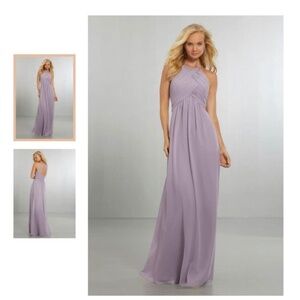 Morilee Chiffon Prom/Bridesmaid Dress in Eggplant